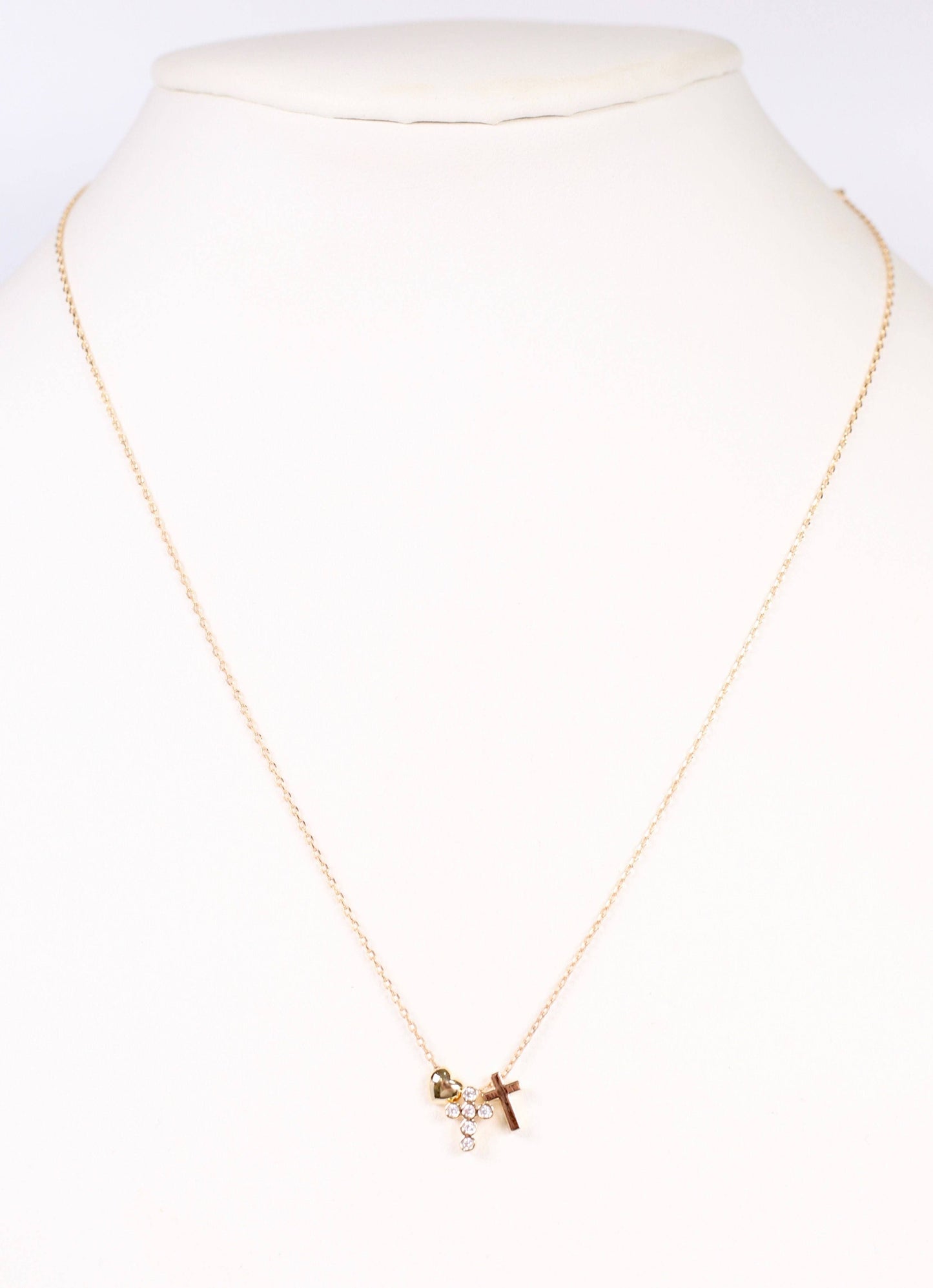 Emmons Mini Charms Necklace Gold