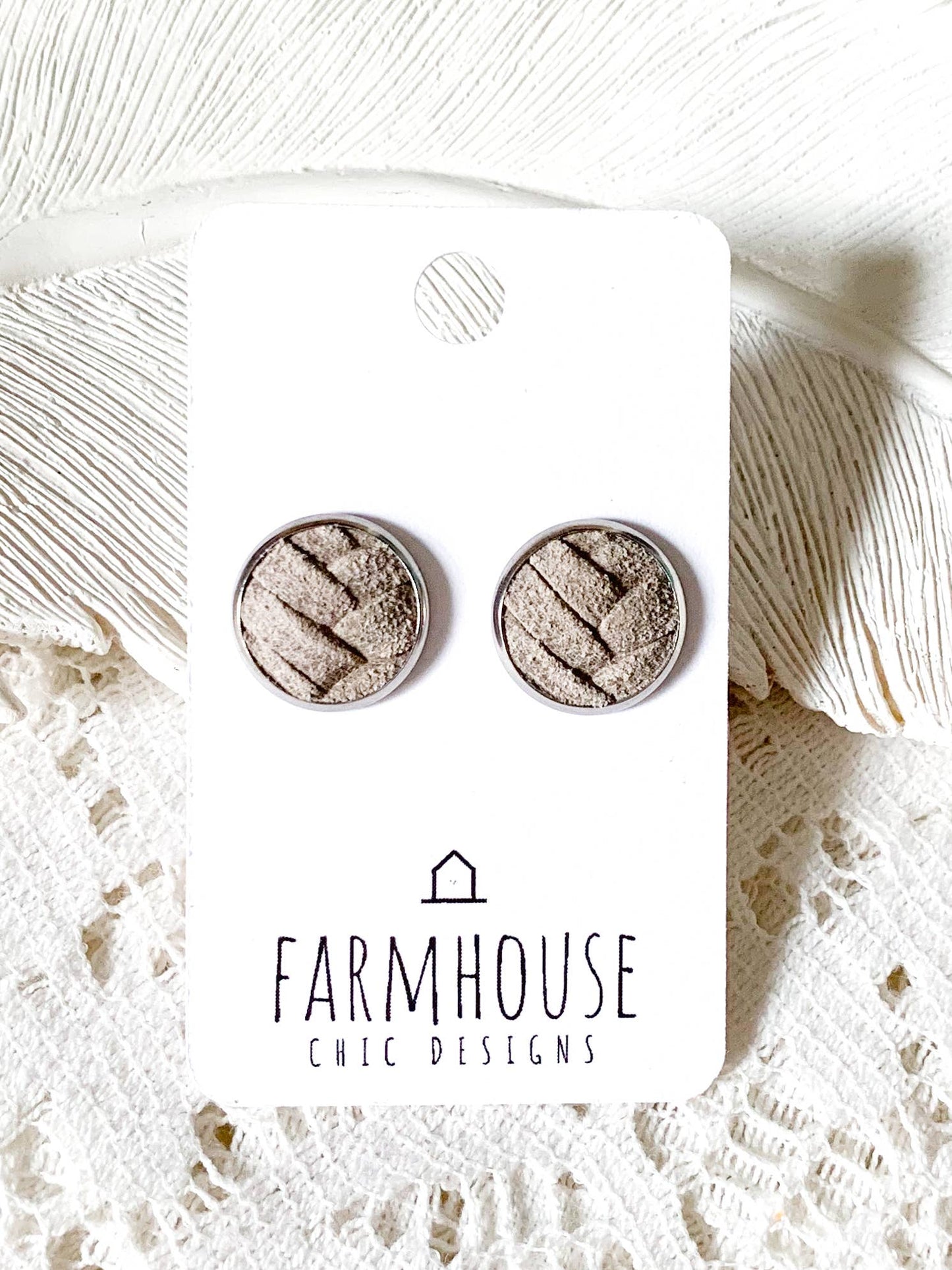 Stonewash Stud Earrings