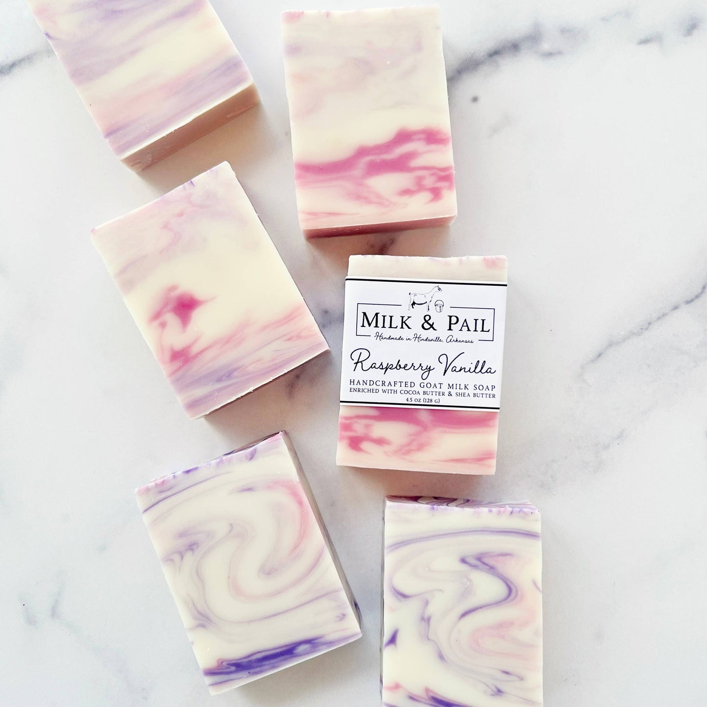 Raspberry Vanilla Goat Milk Soap