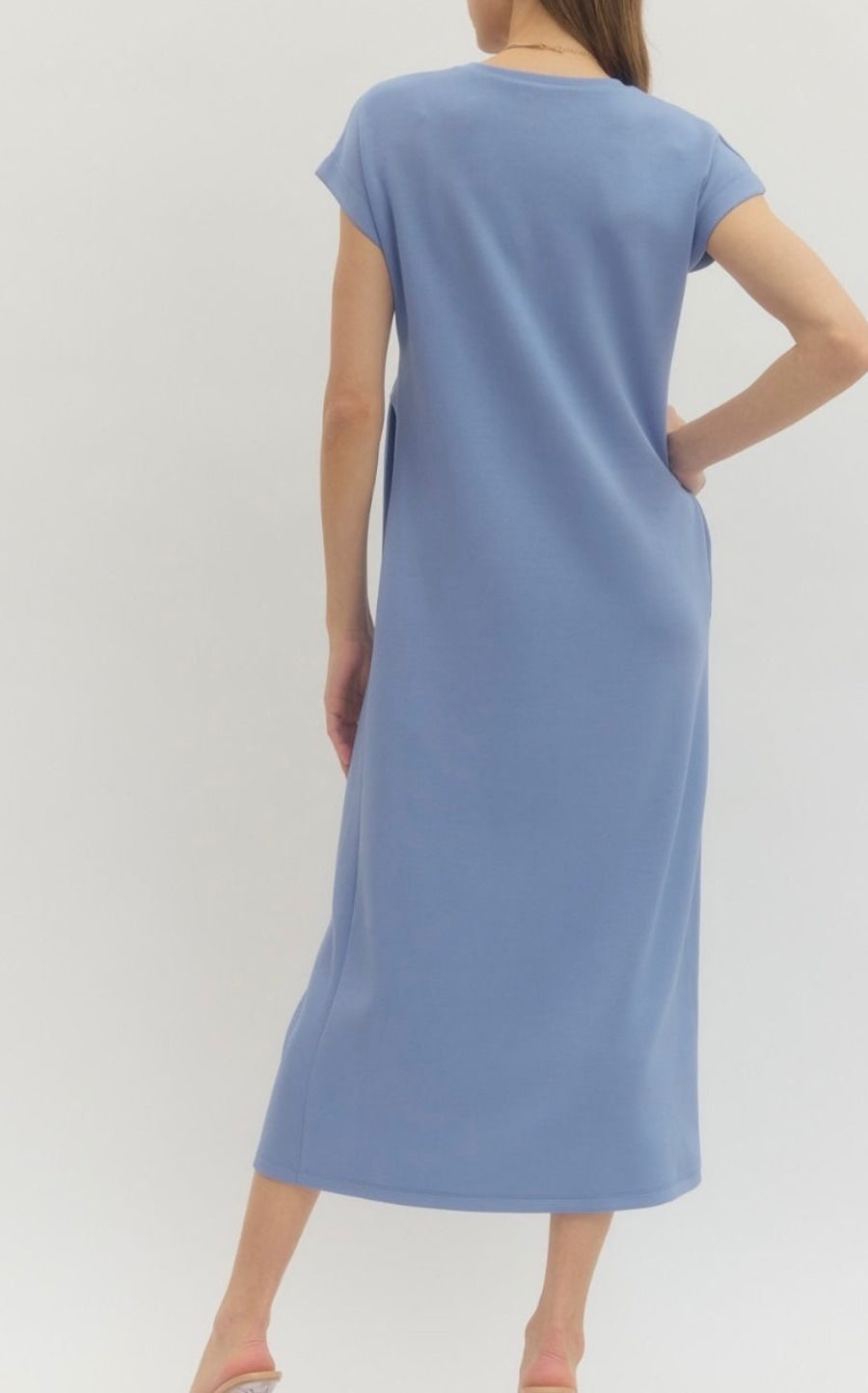 Effortless Grace Midi Dress