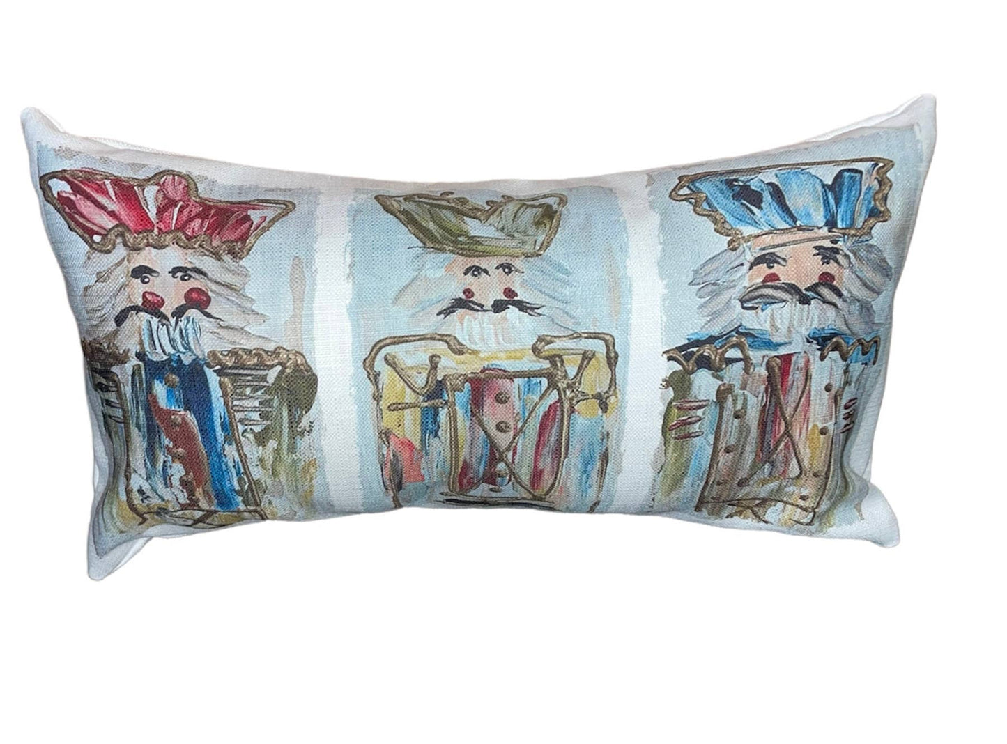 Nutcracker Trio Lumbar Pillow: 12x24