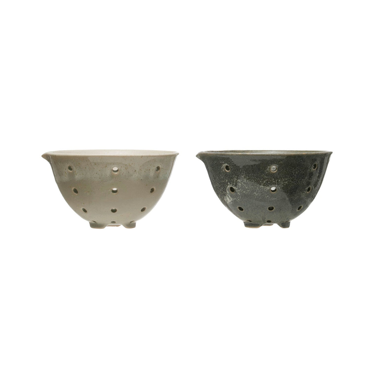 Stoneware Berry Bowl w/glaze