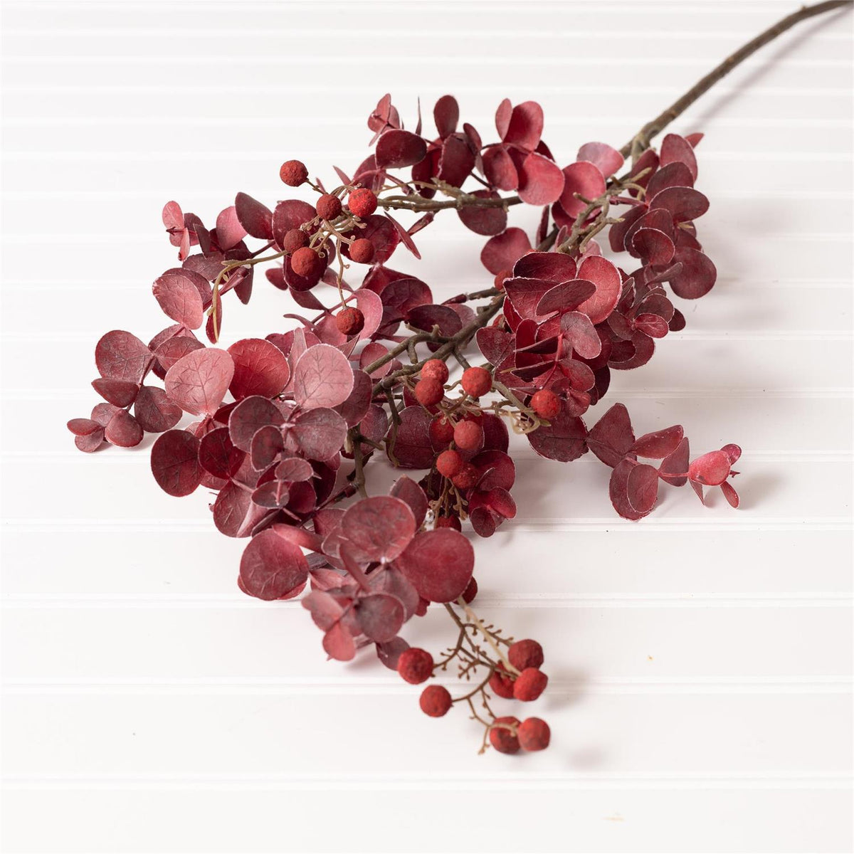 Crimson Eucalyptus Berry Spray
