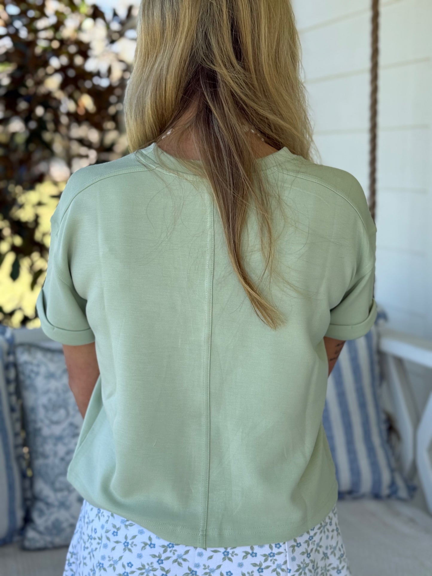 The Everyday Comfort Tee-Sage