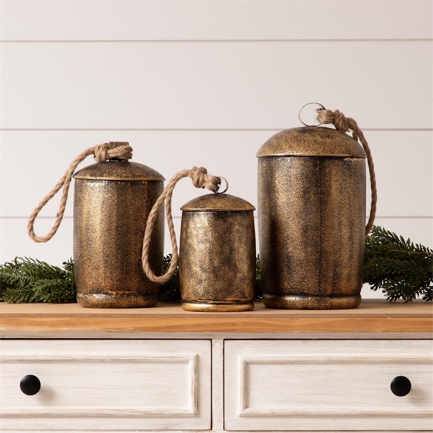 Gold Bells With Ropes (3 sizes sold separately)