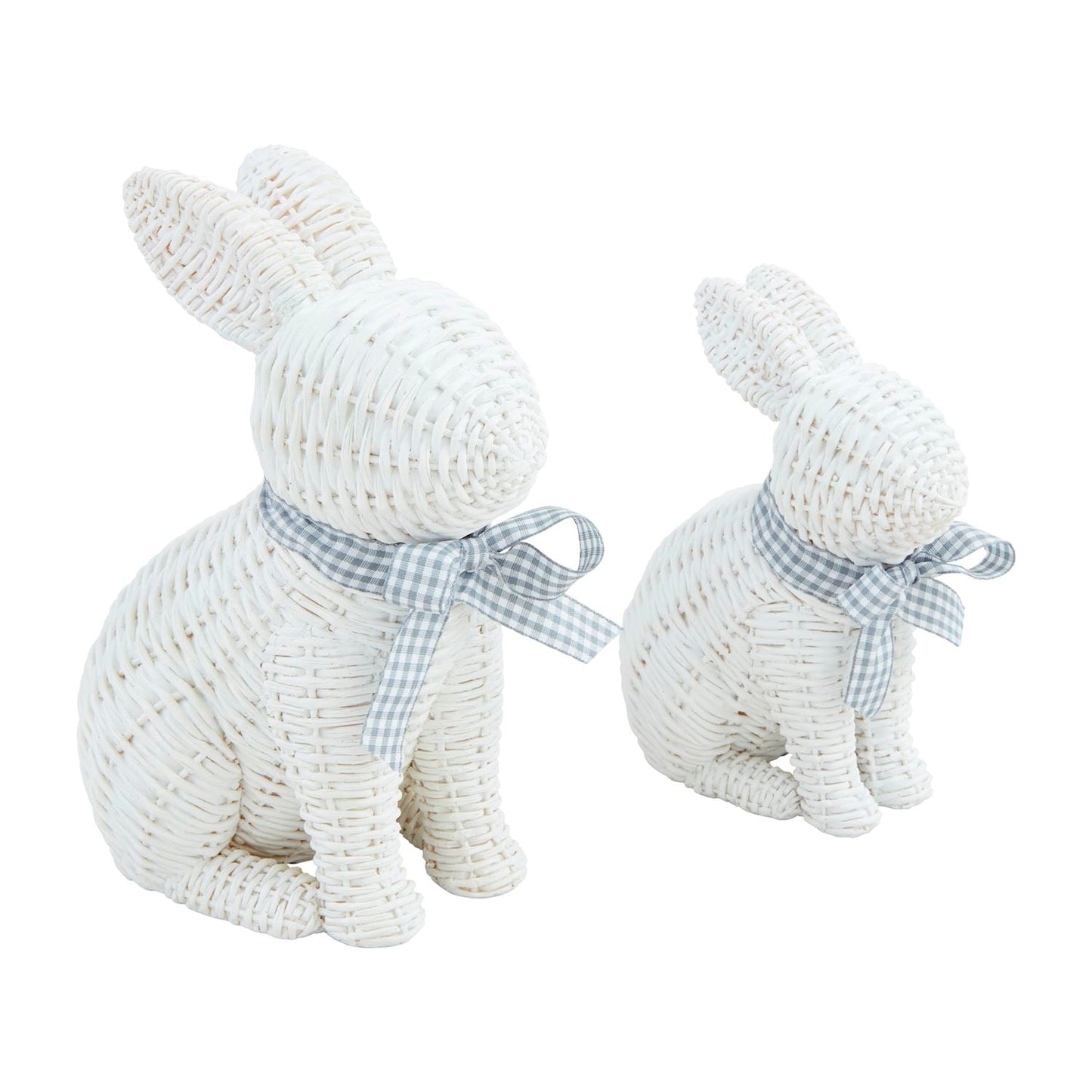 Wicker Resin Bunny - 2 Sizes
