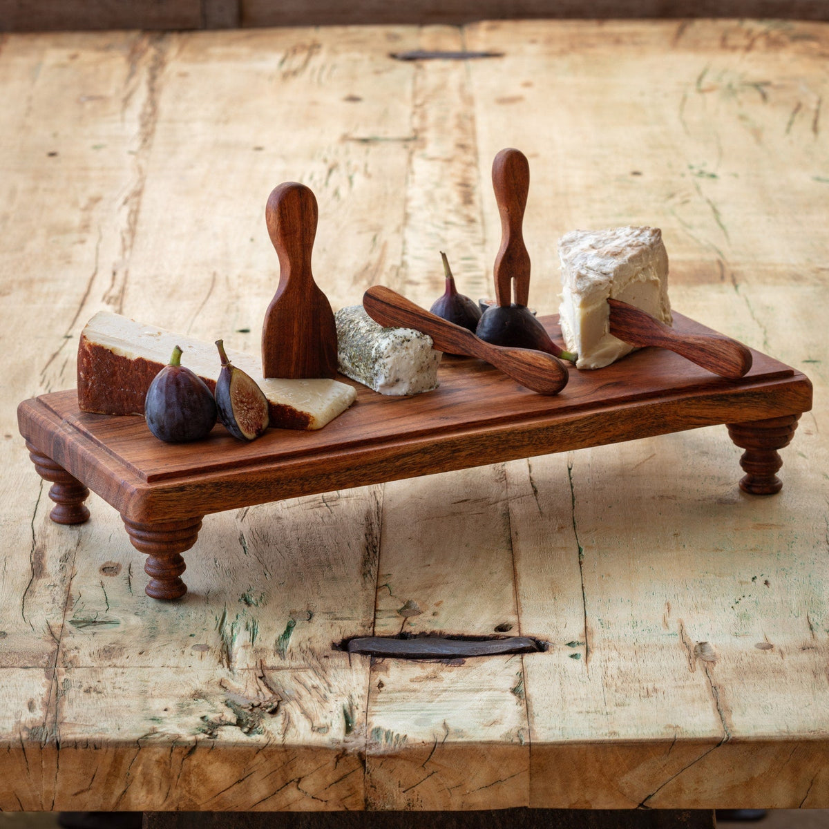 Wooden Cheese Serving Riser