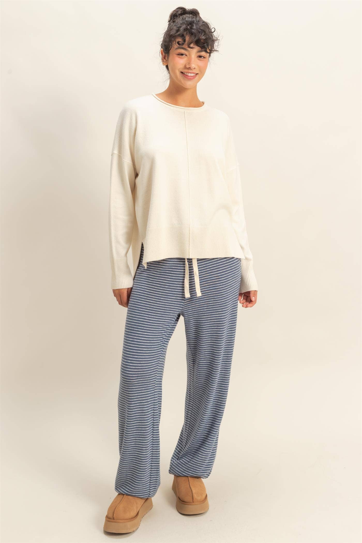 Minimal Muse Knit Sweater | Cream
