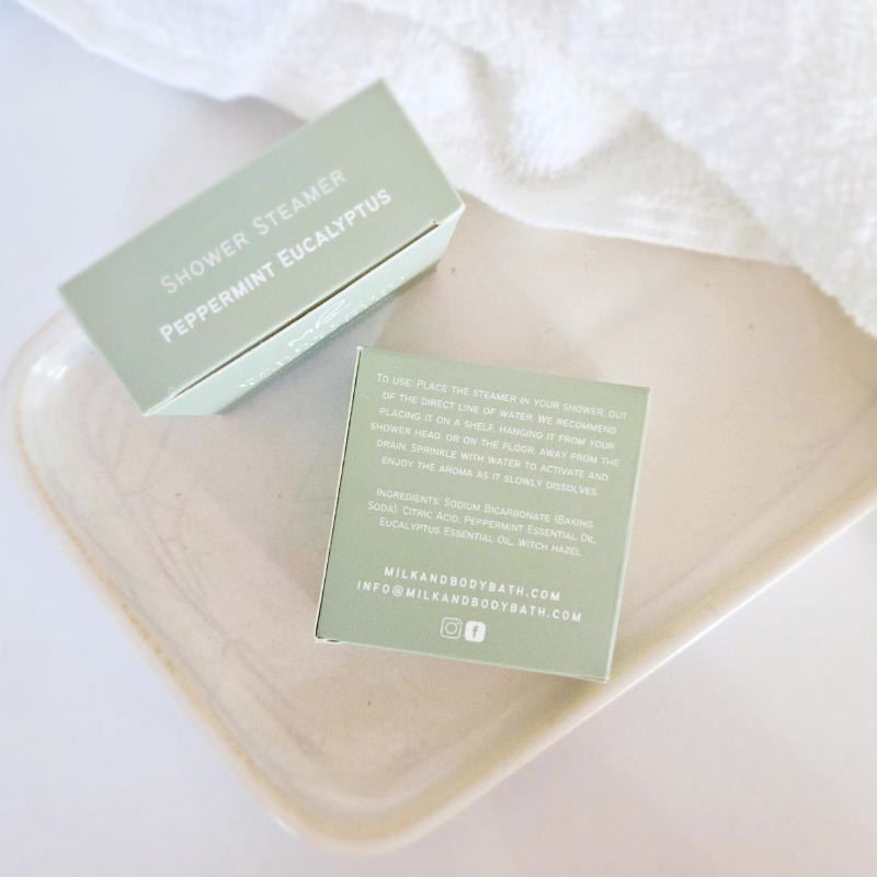 Peppermint Eucalyptus | 2oz Mix & Match Shower Steamers