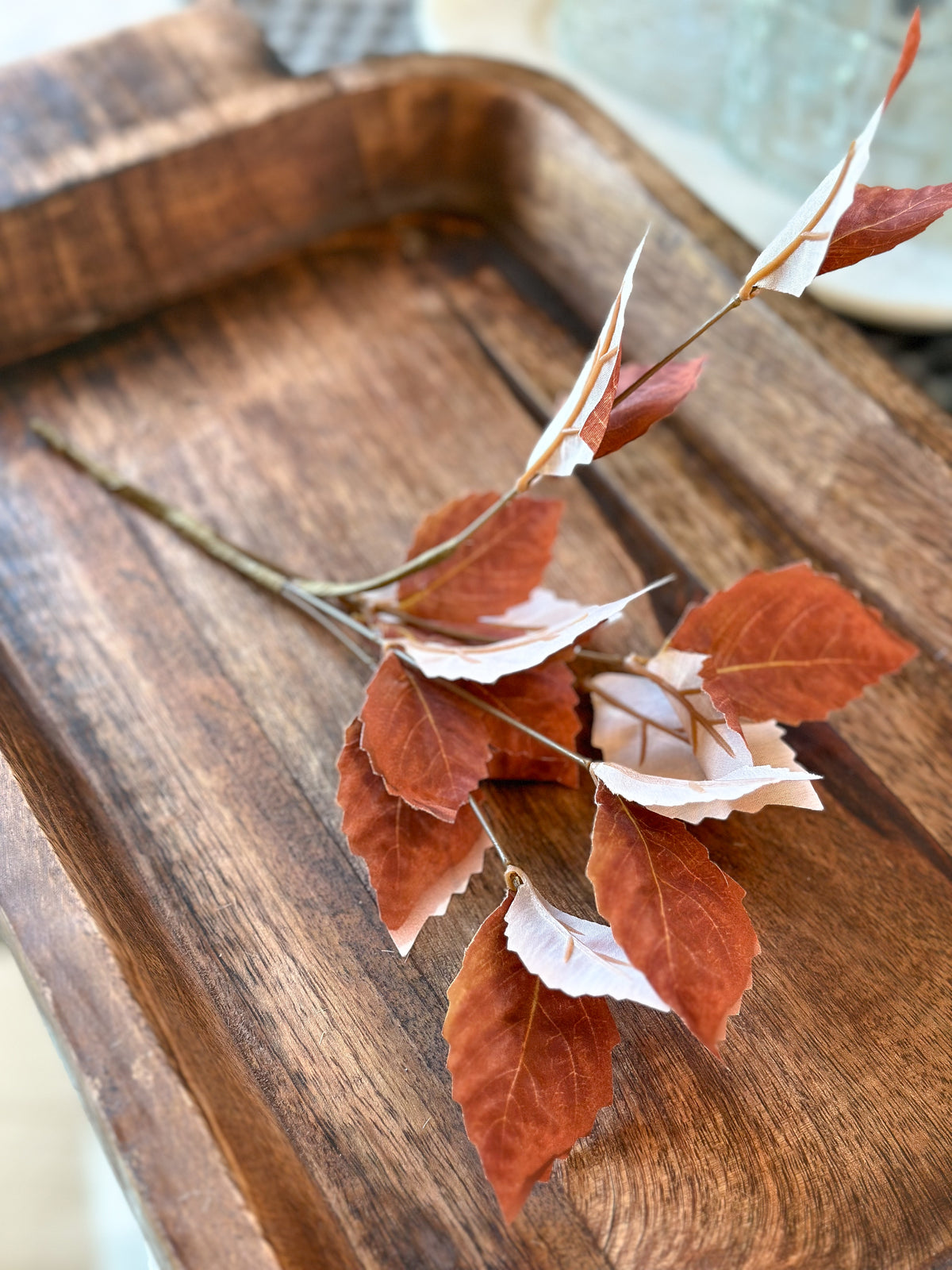 Brown Fall Leaves Pick
