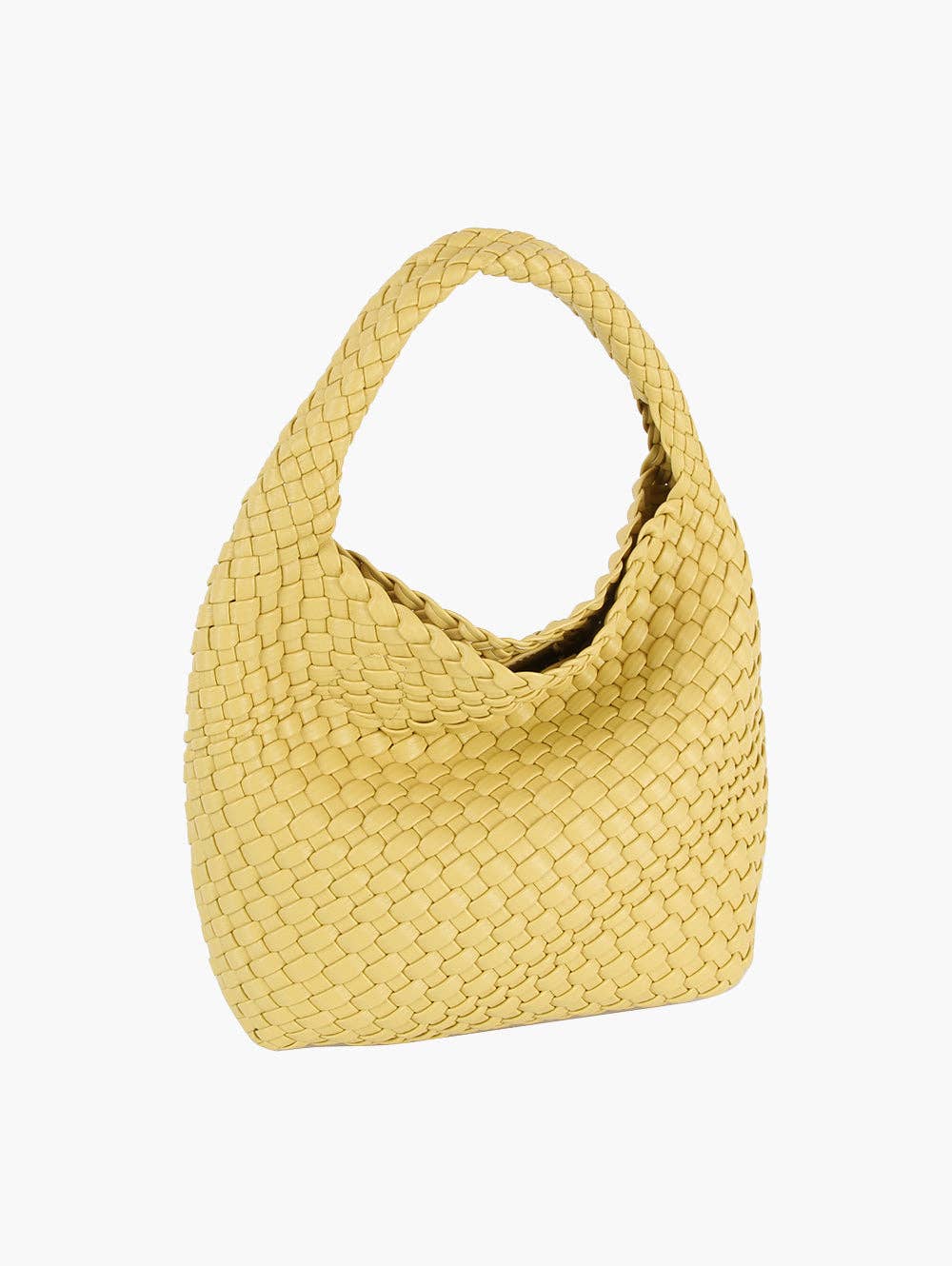 Hobo Handbag With Detachable Shoulder Strap: GREY