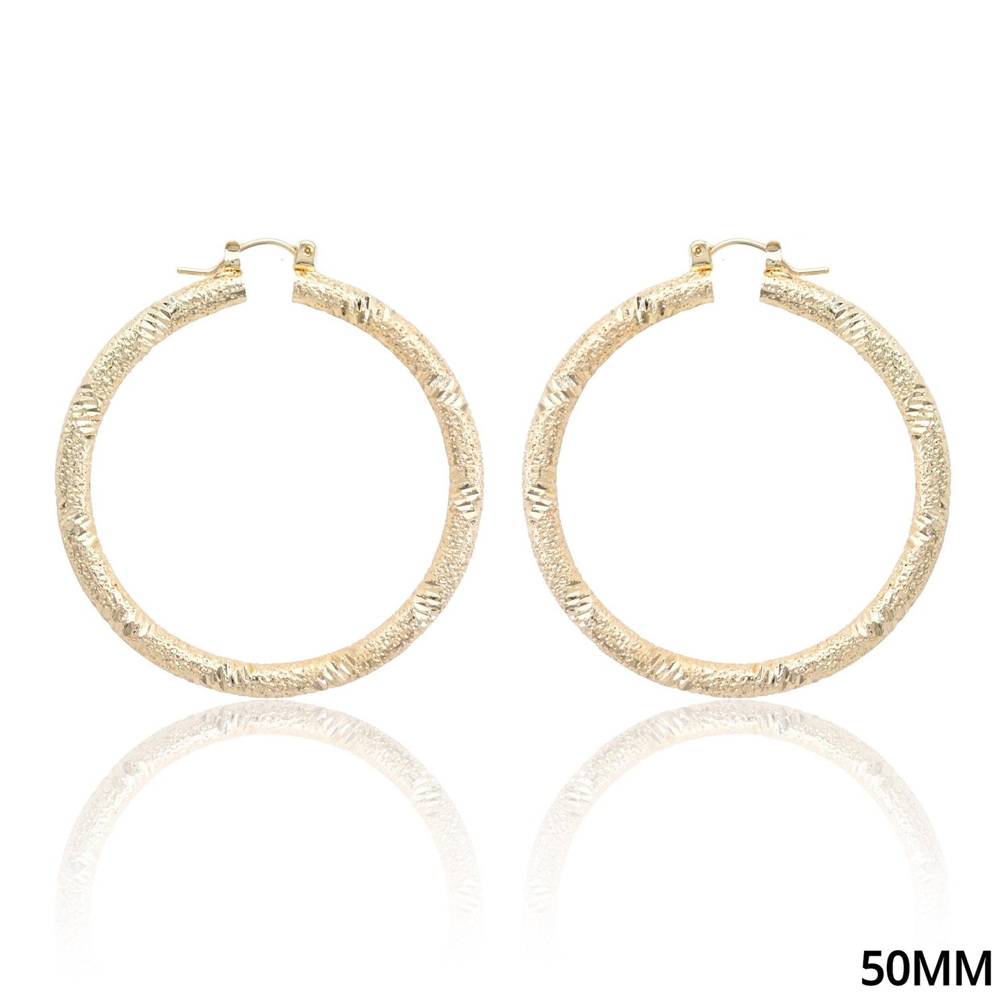 Gold Textured Aluminum Light Weight 2" Hoop