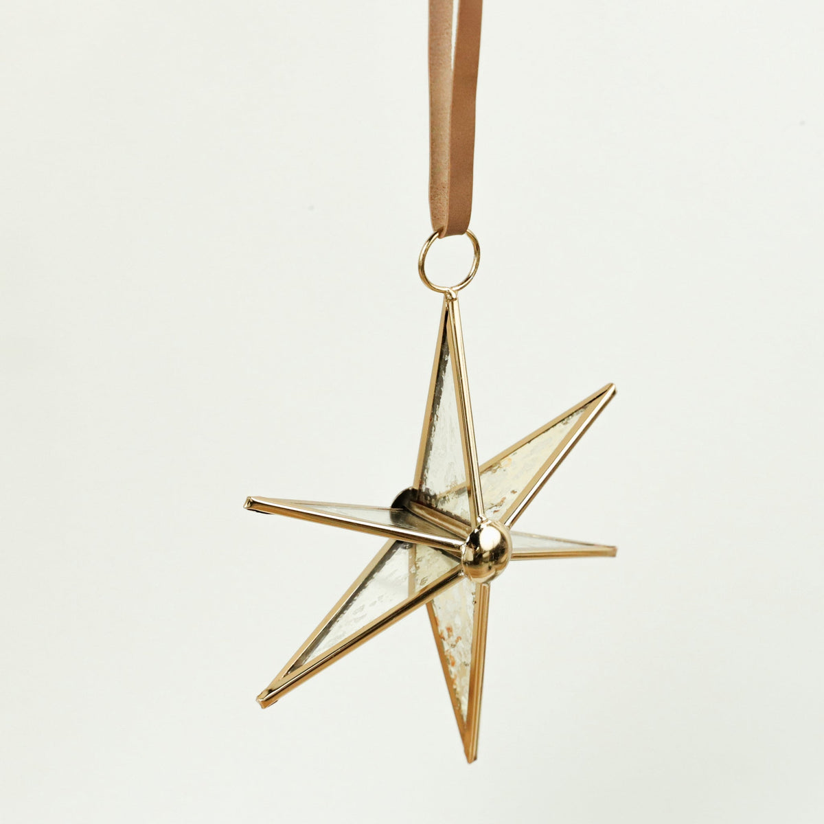 6.5 Glass Star Ornament