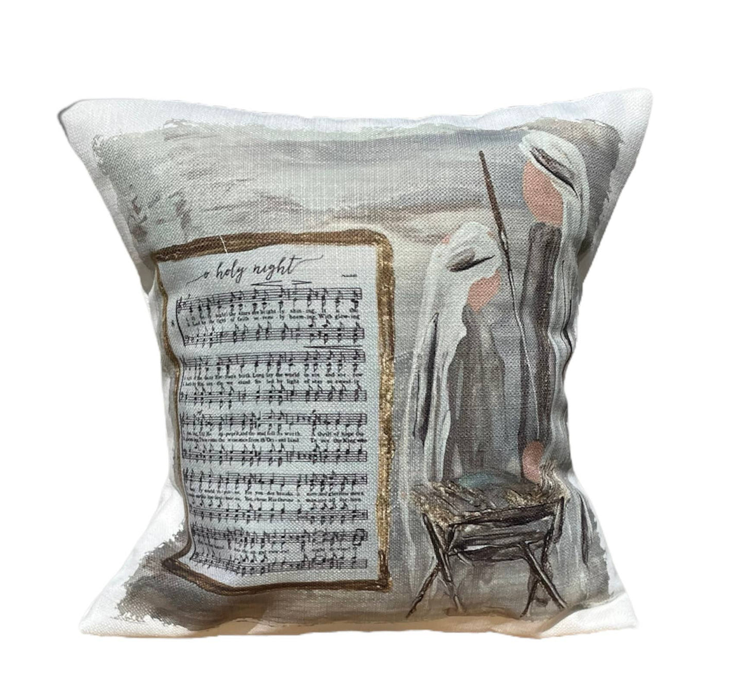GA O Holy Night Pillow