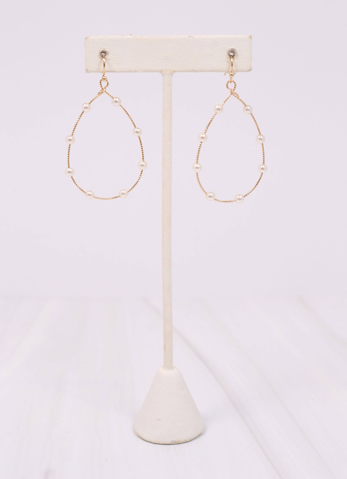 Peakes Pearl Drop Earring GOLD: Default