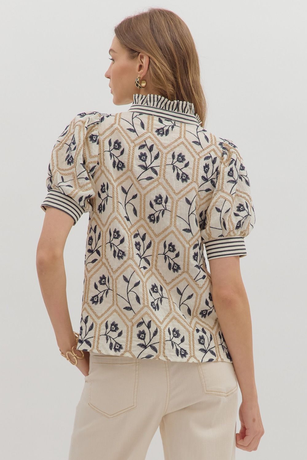Honeycomb Bloom Blouse