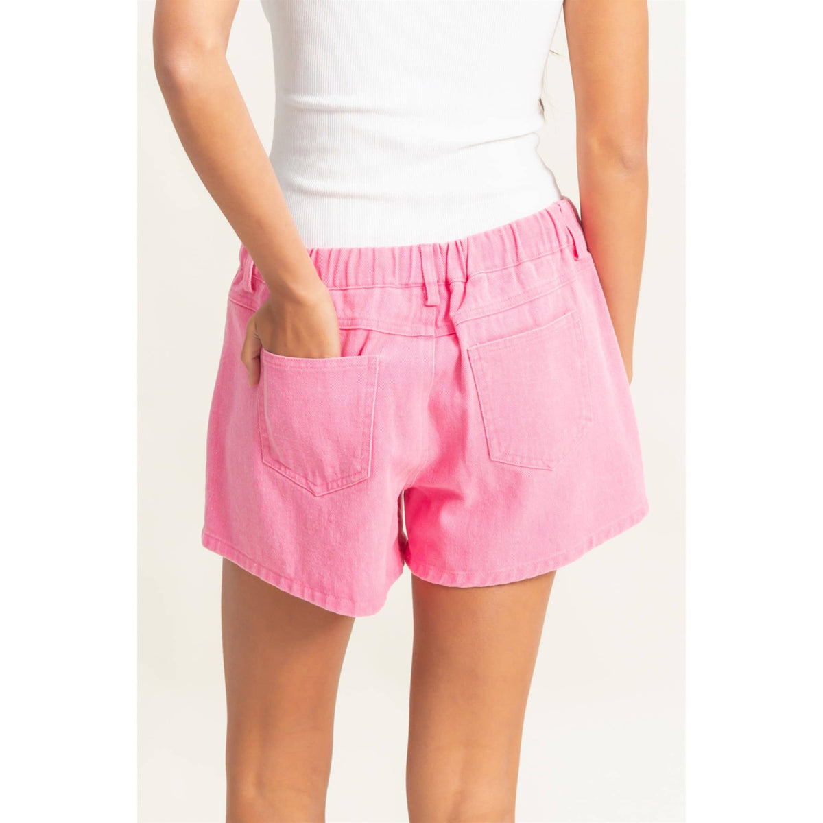 Blush Breeze Pocket Shorts