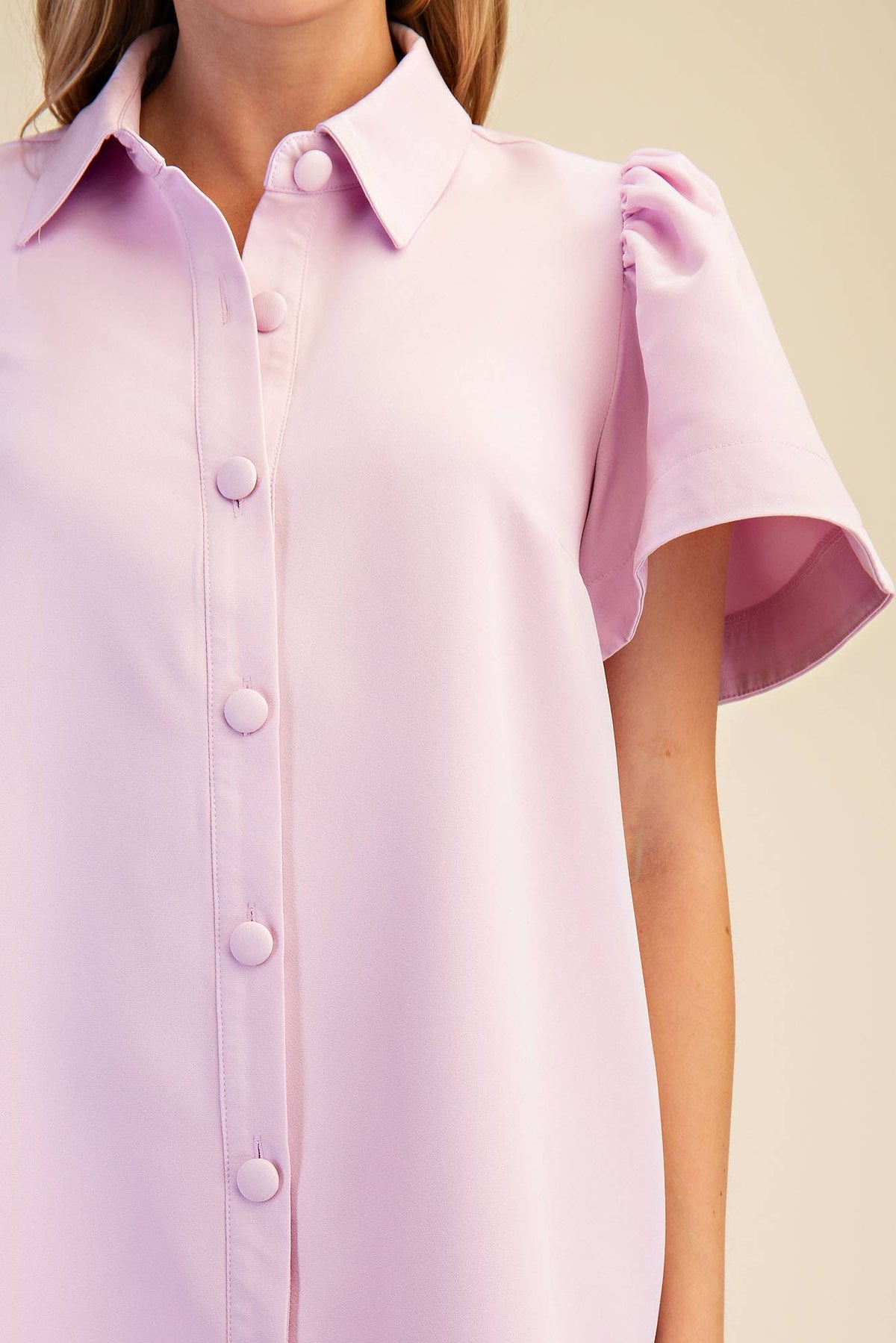 The Sweet Peony Shirt Dress