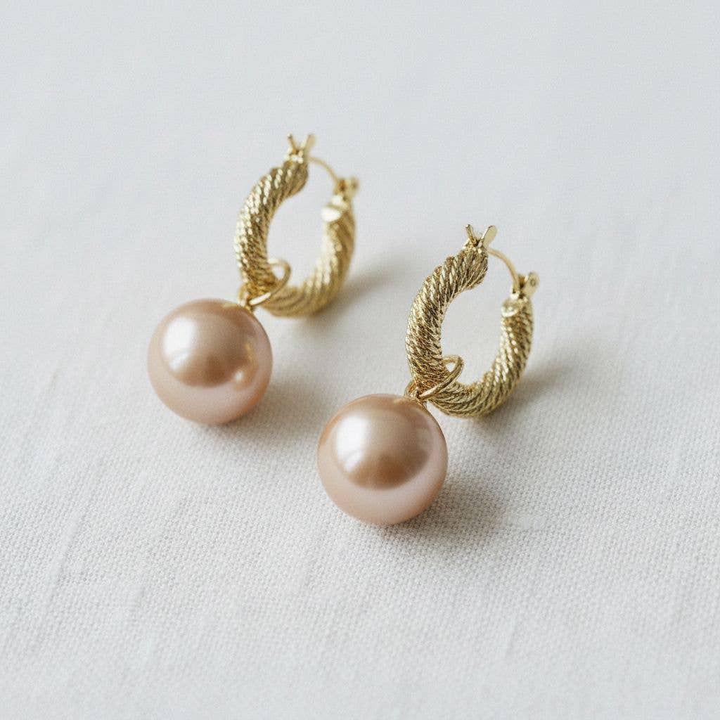 Chic Vintage Pearl Drop Earrings