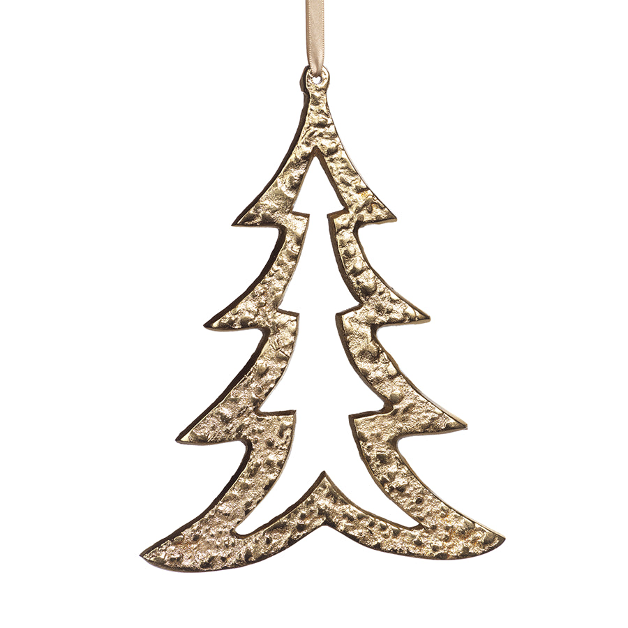 Aluminum Tree Ornament - Gold