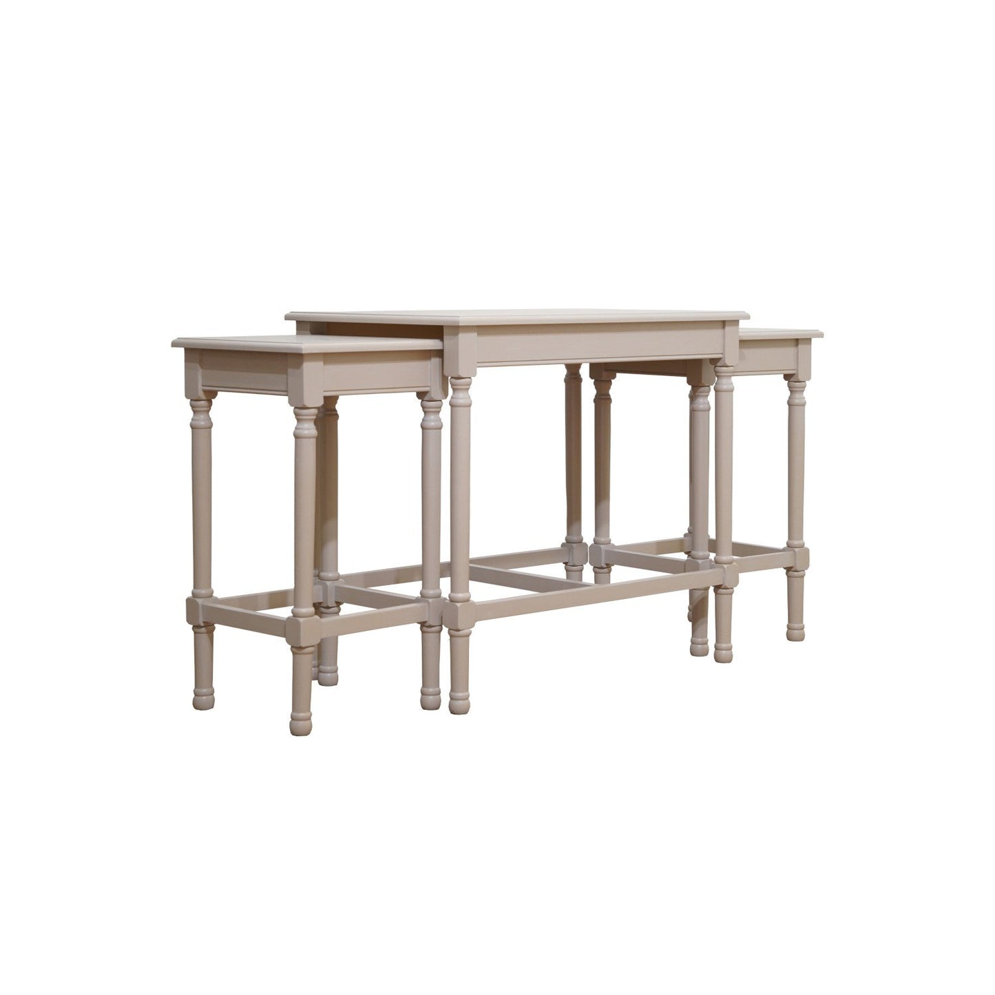 Wood Nesting Tables, Taupe- 2 Sizes