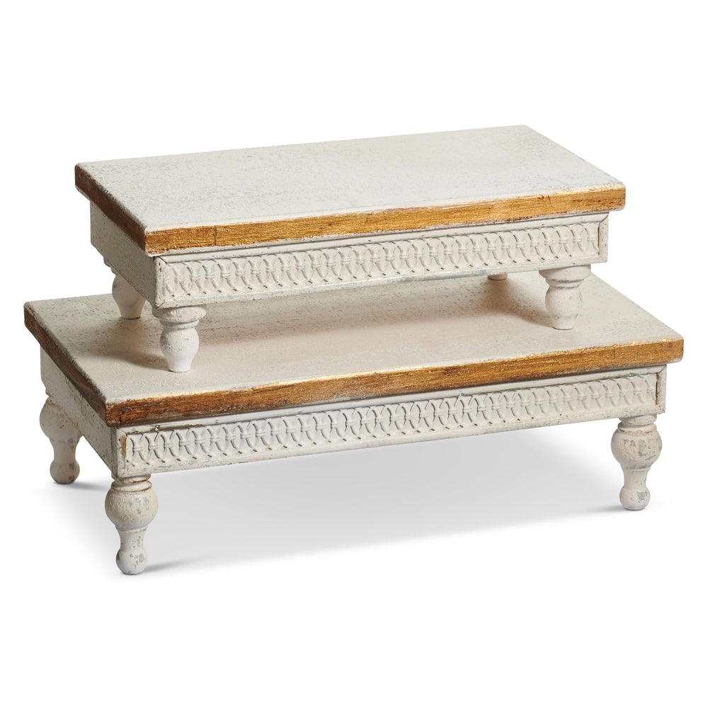 White Risers- 2 sizes
