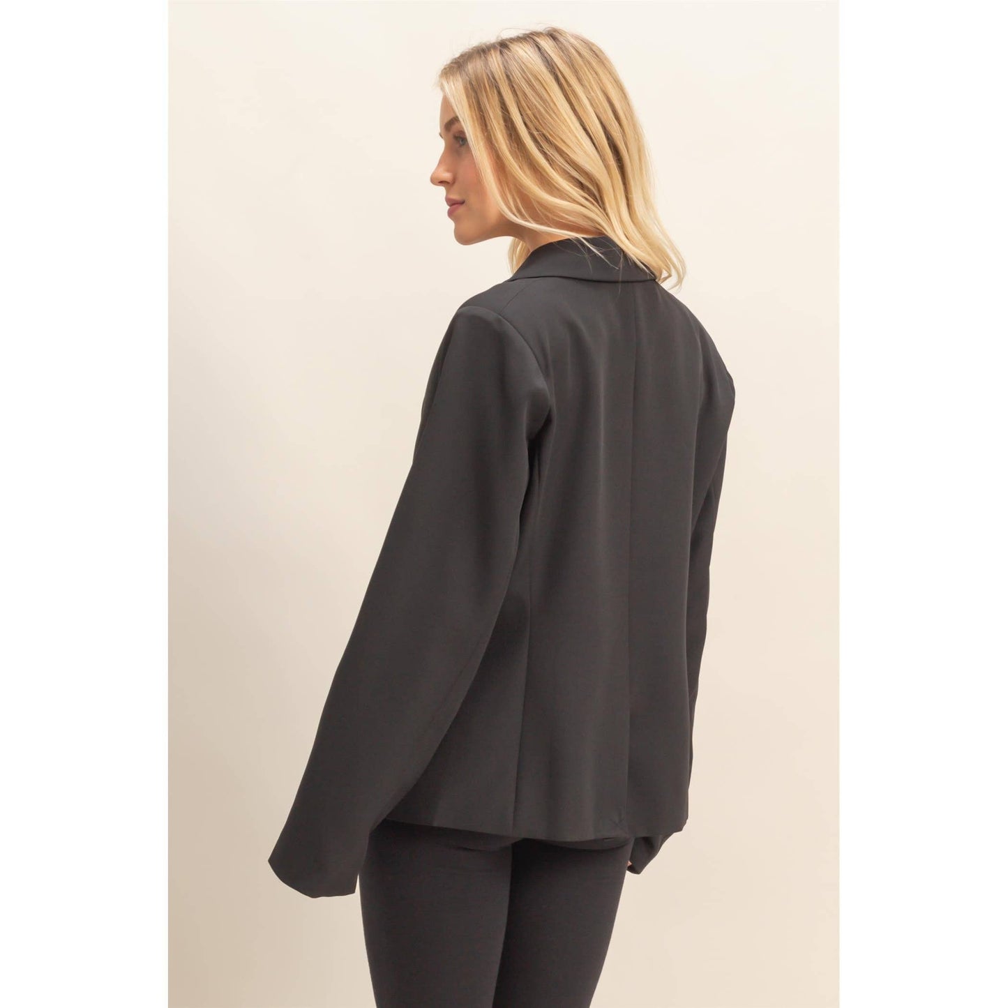 Modern Classic Single-Button Blazer
