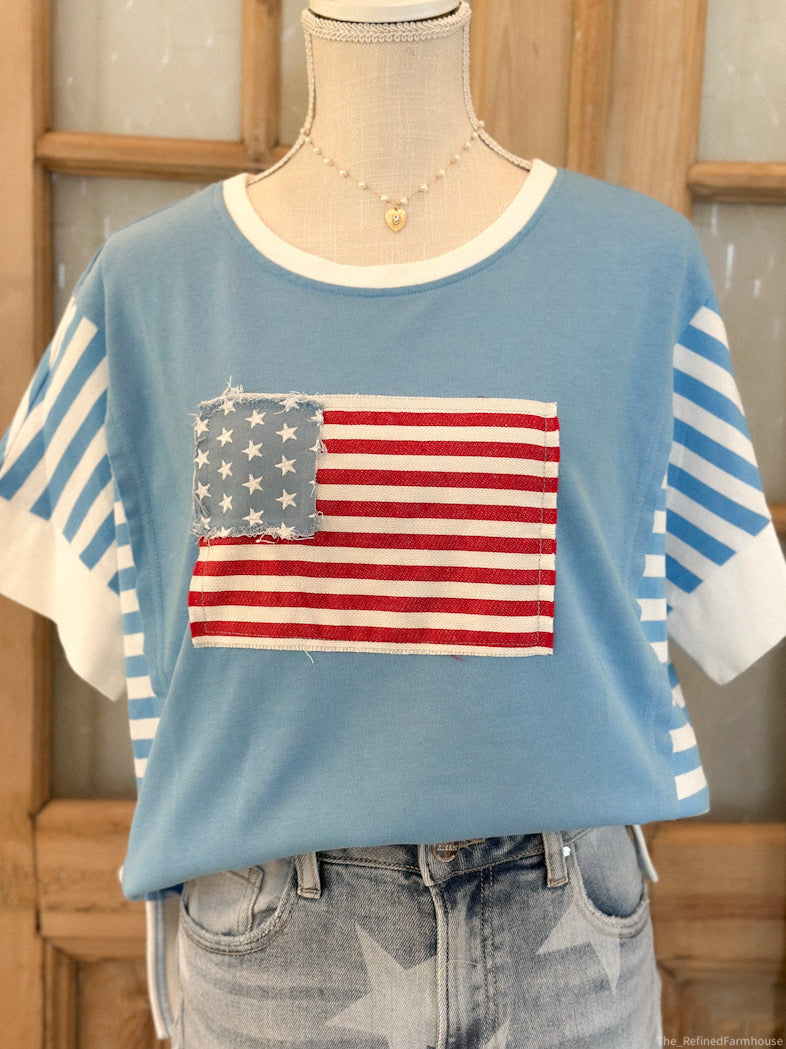 The Patriot Patch Top