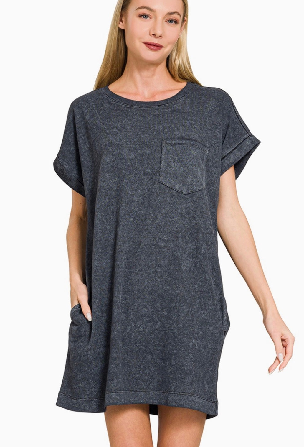 The Everyday Washed Tee Dress