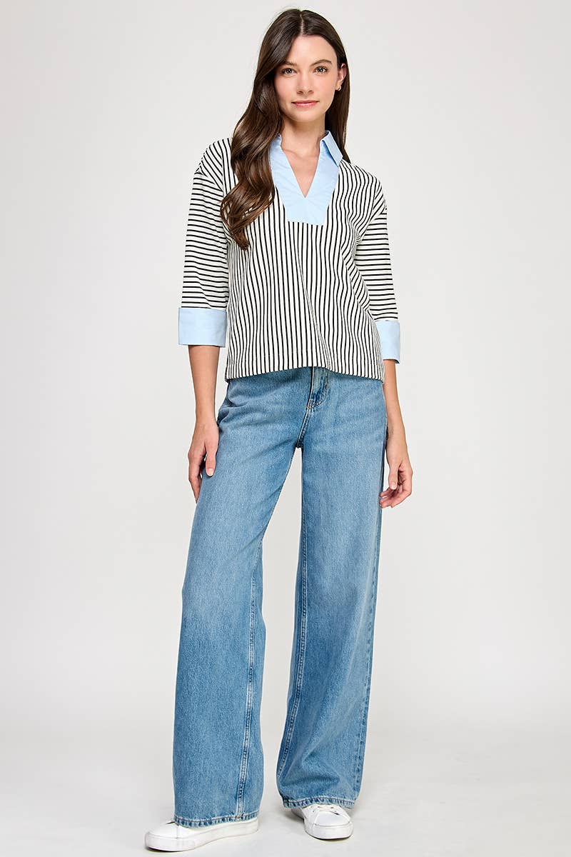 Harbor View Striped Top
