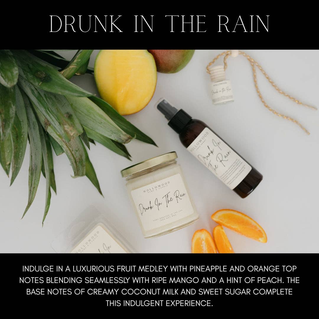 DRUNK IN THE RAIN 8 OZ CANDLE: 8 OZ