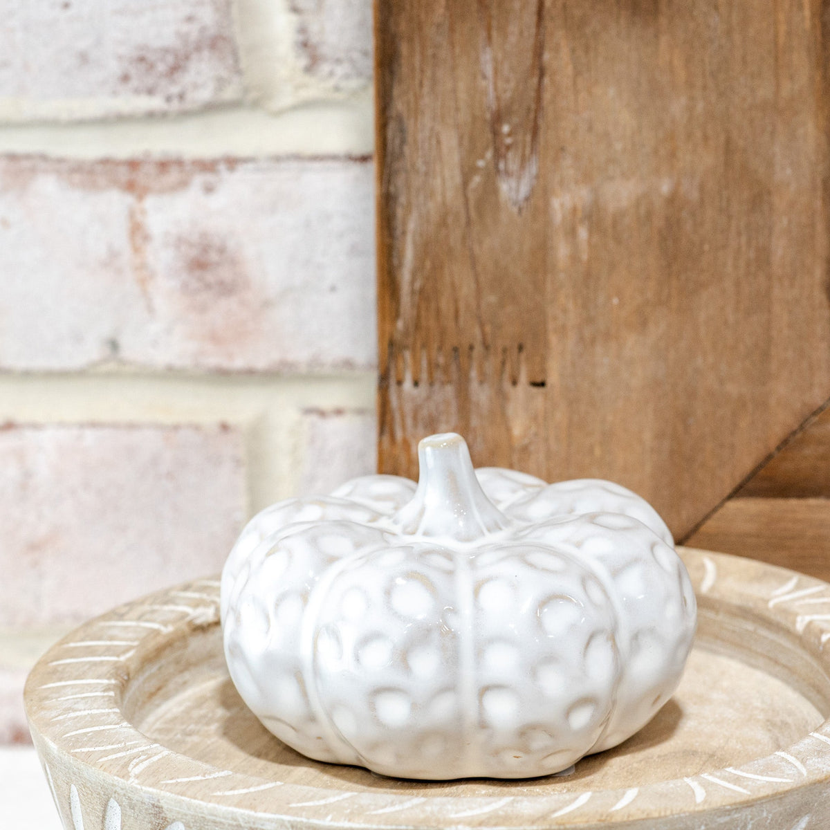 White Dimple Pumpkin - 2"