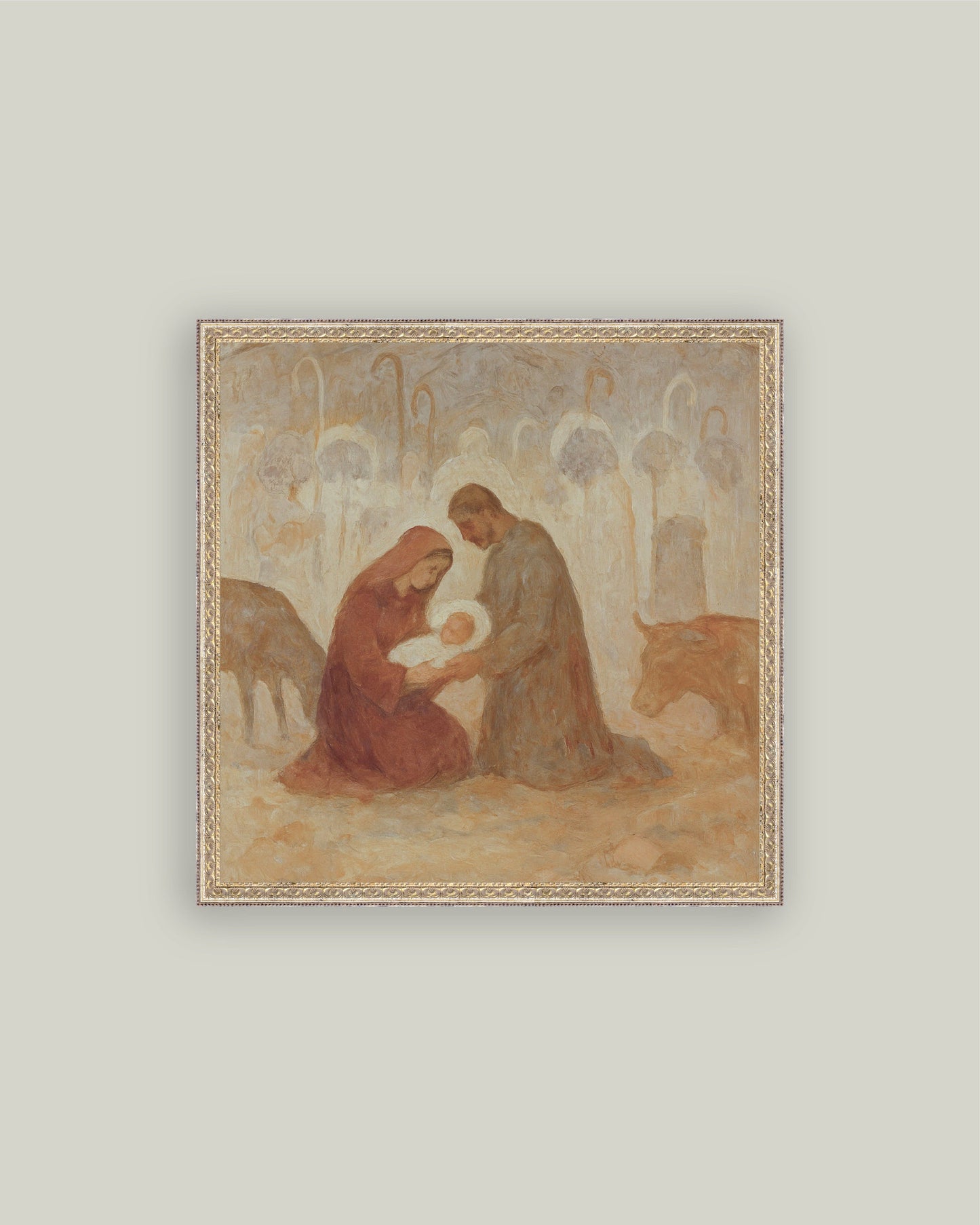 The Birth of Christ Nativity: 6x6