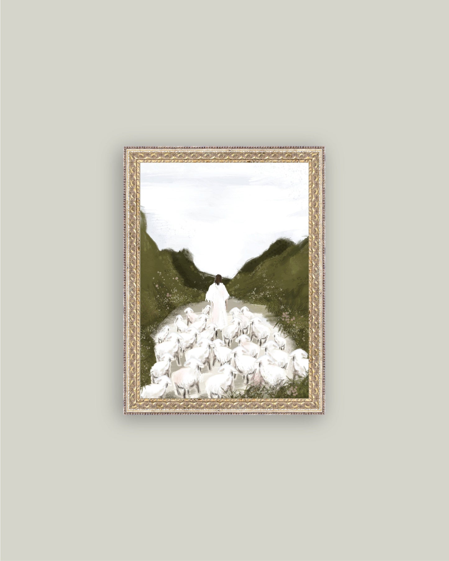 The Shepherd's Path: 12x16