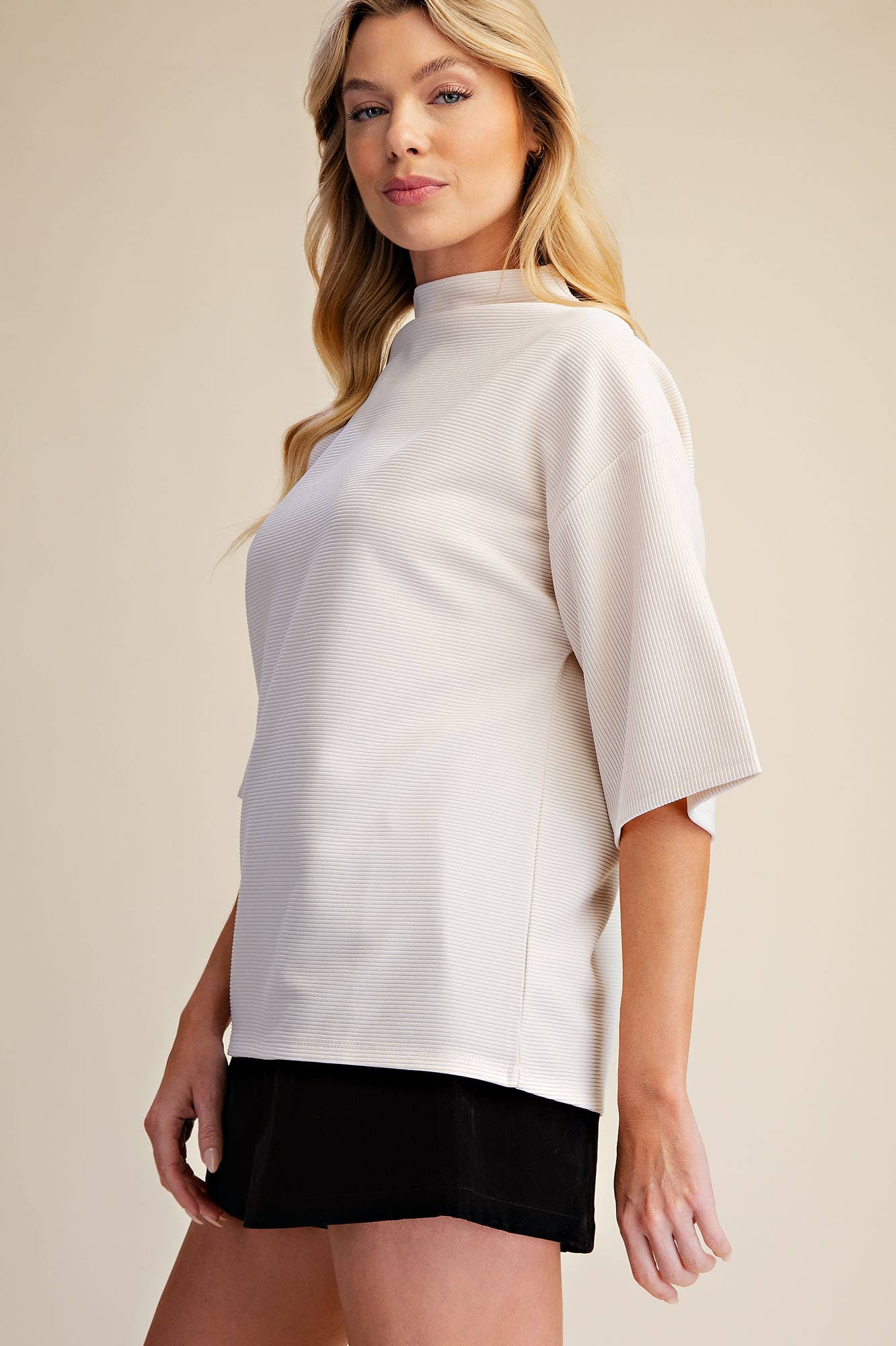 The Monroe Mock Neck Top
