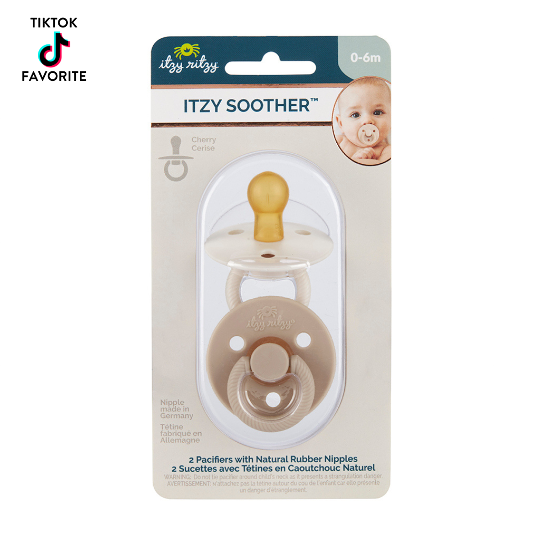 Natural Rubber Paci Sets-Itzy Soother™-2 colors