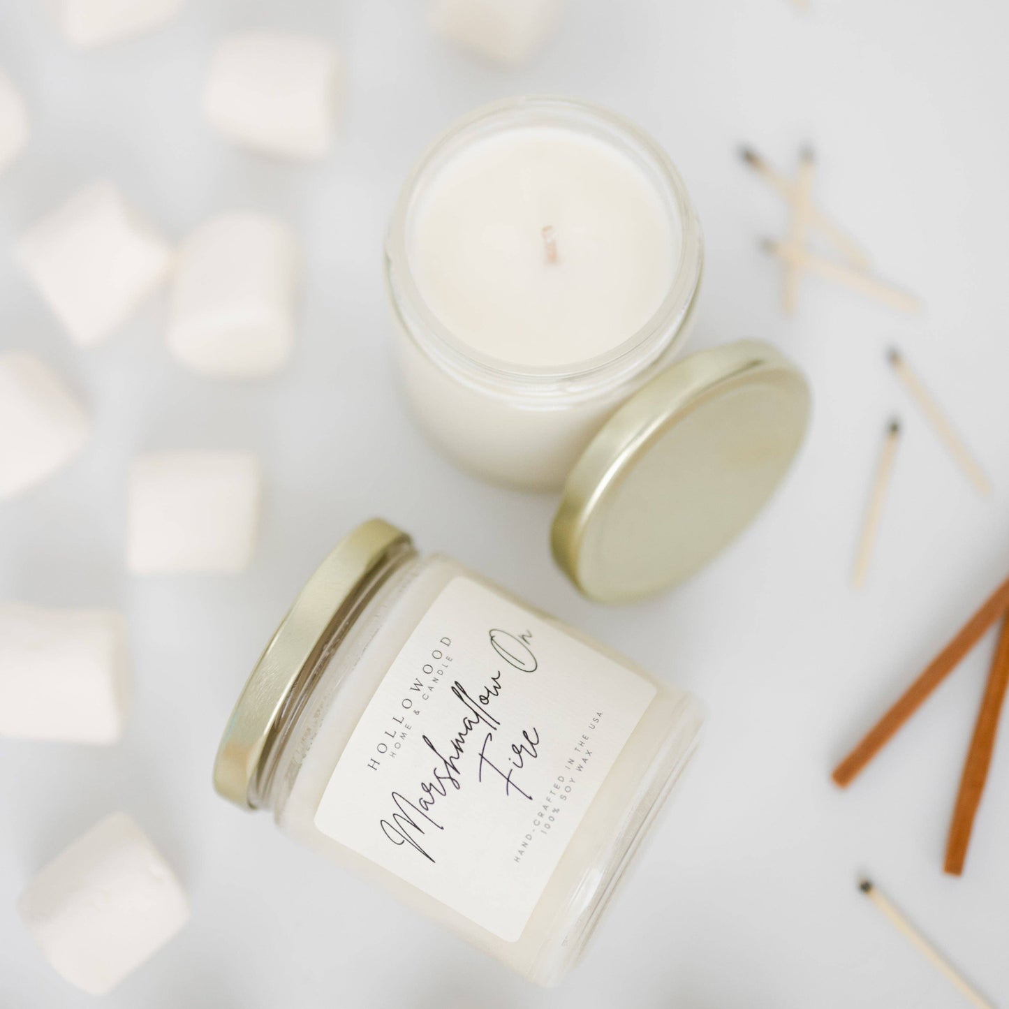 MARSHMALLOW ON FIRE Candle