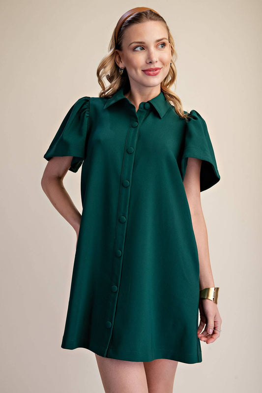 The Everly Button Front Dress