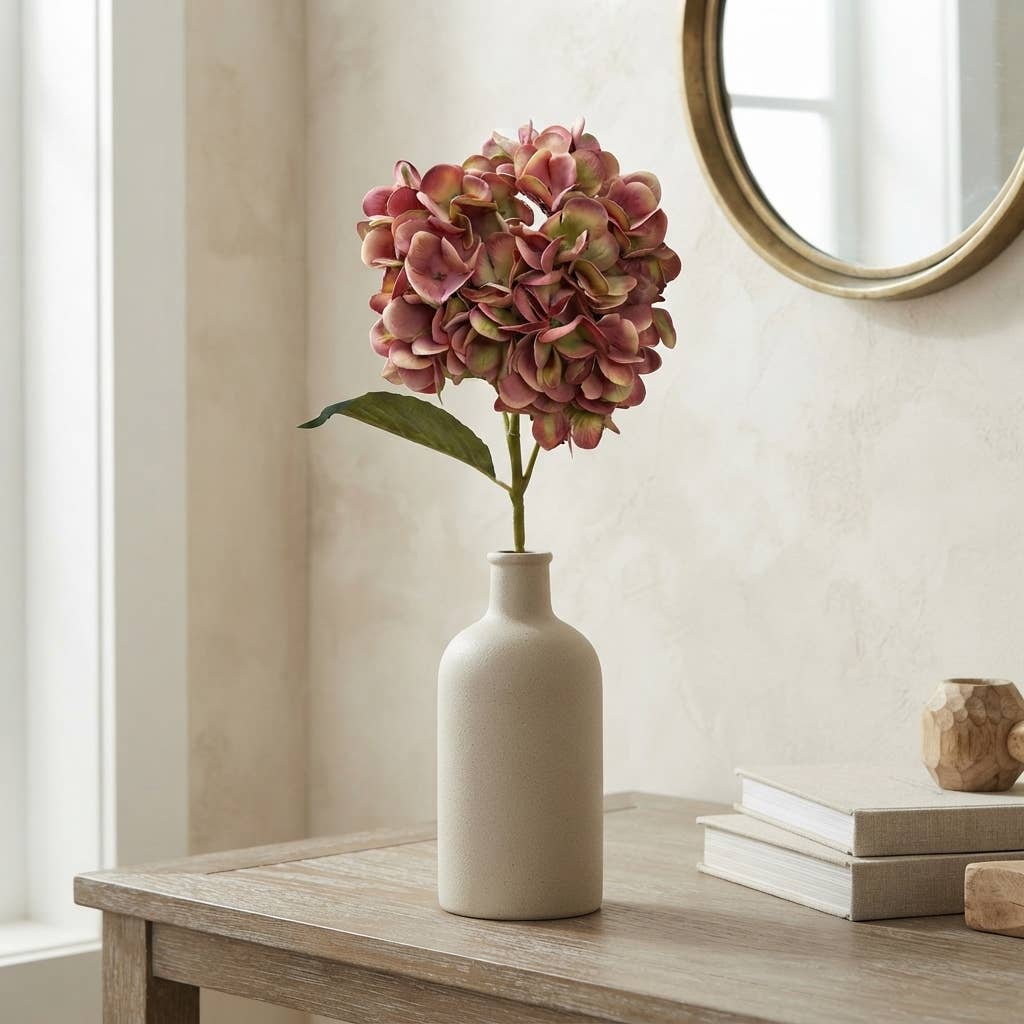 Harmony Hydrangea Stem 24" - Moody Mauve