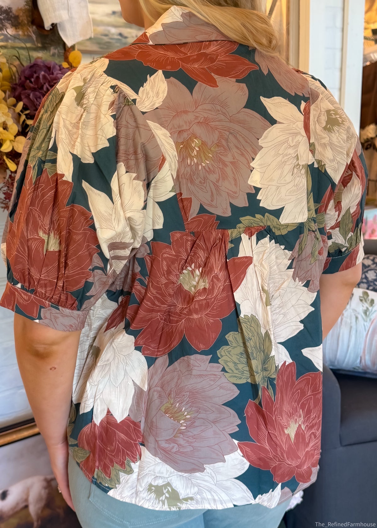 The Briar Floral Smocked Top