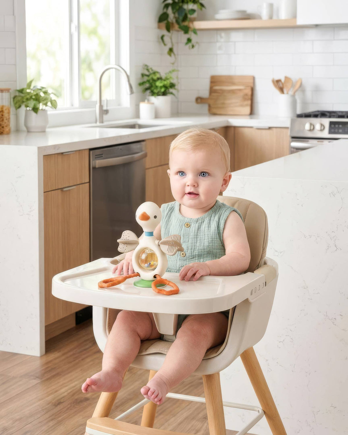 Twist & Bop™ - High Chair Sensory Toy Goose