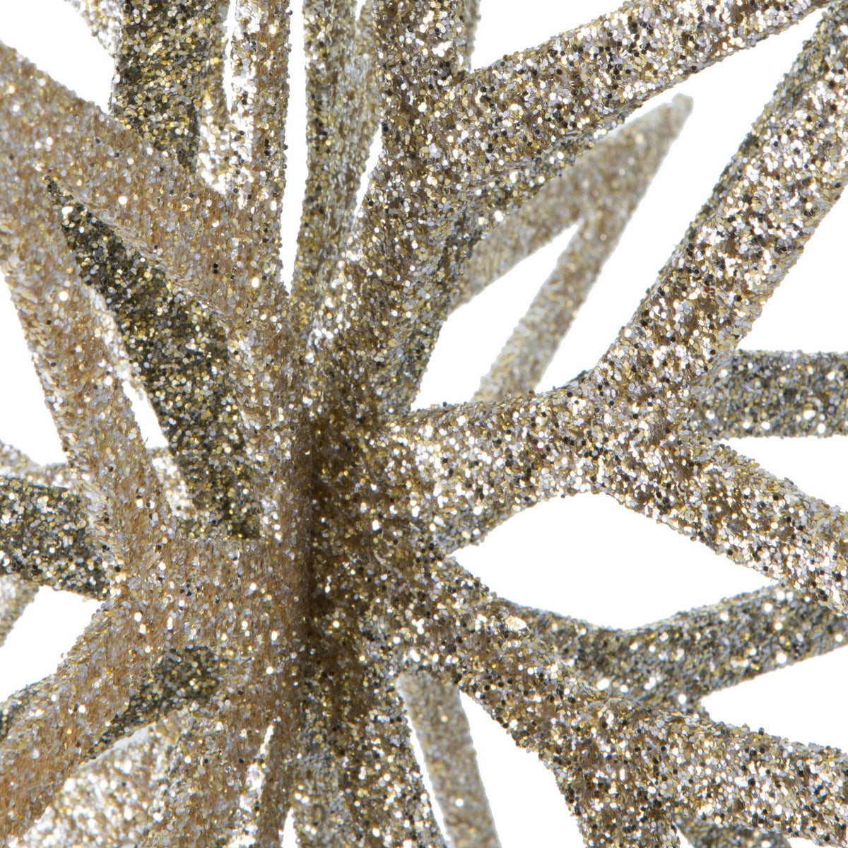 Champagne Iridescent Star Christmas Ornament – 16"
