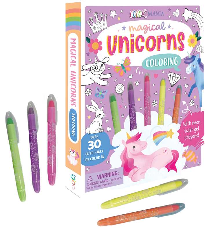 Magical Unicorns Coloring by IglooBooks