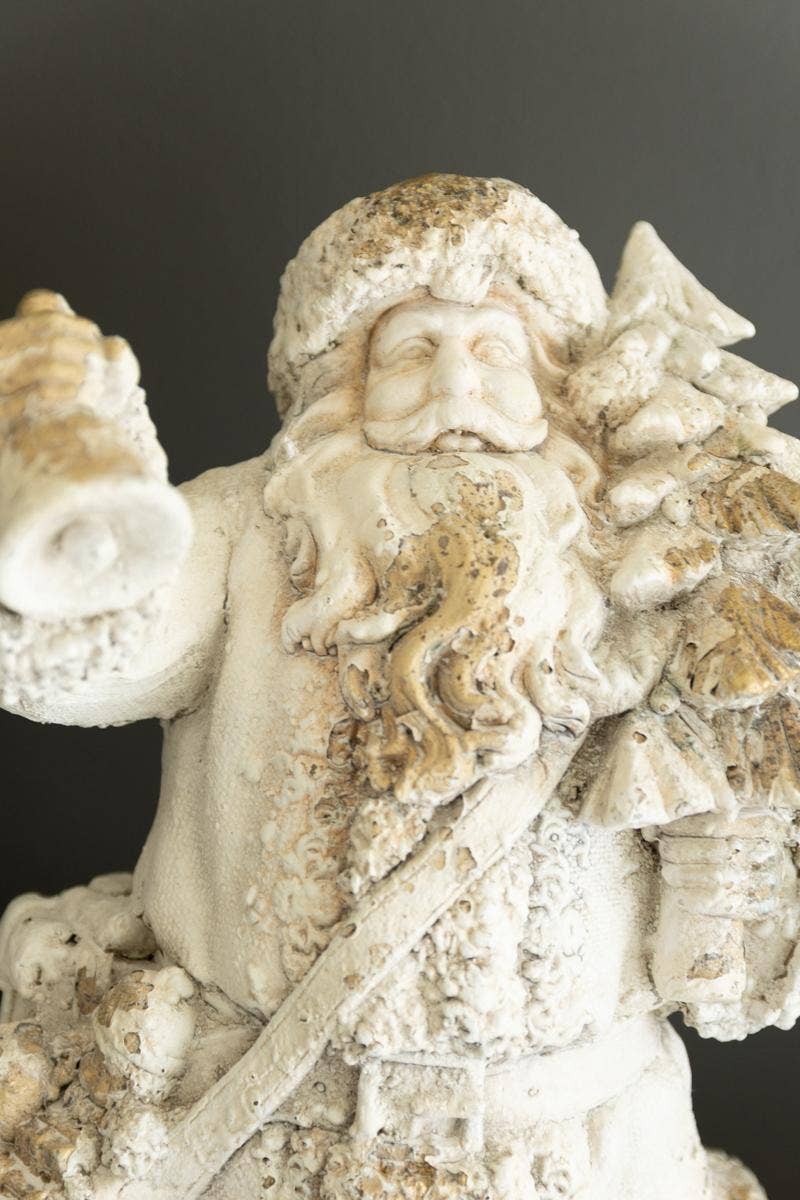 FAUX CONCRETE SANTA