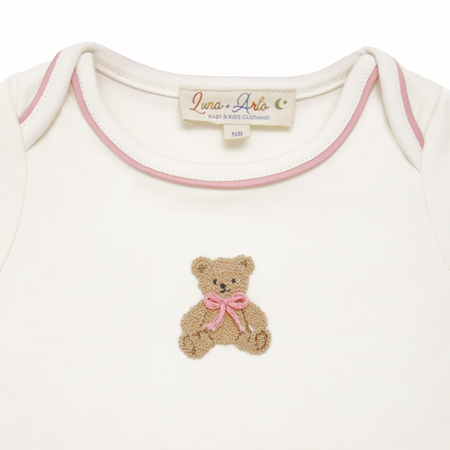 Bear Hugs Lap Bodysuit - Dusty Rose