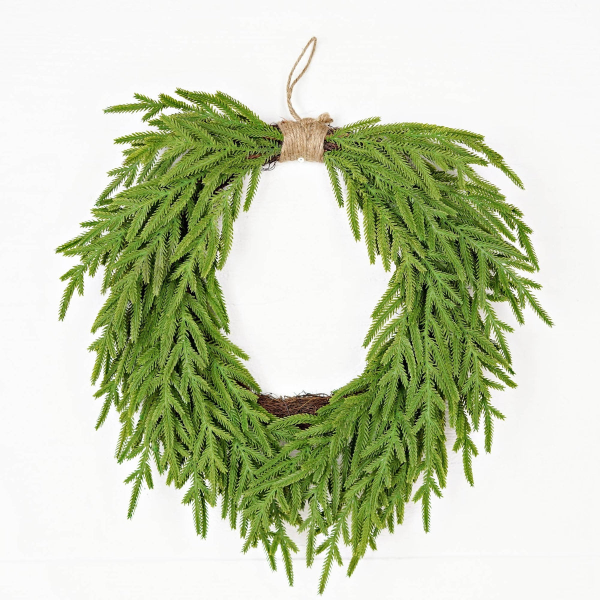Norfolk Pine Heart Wreath – 24"