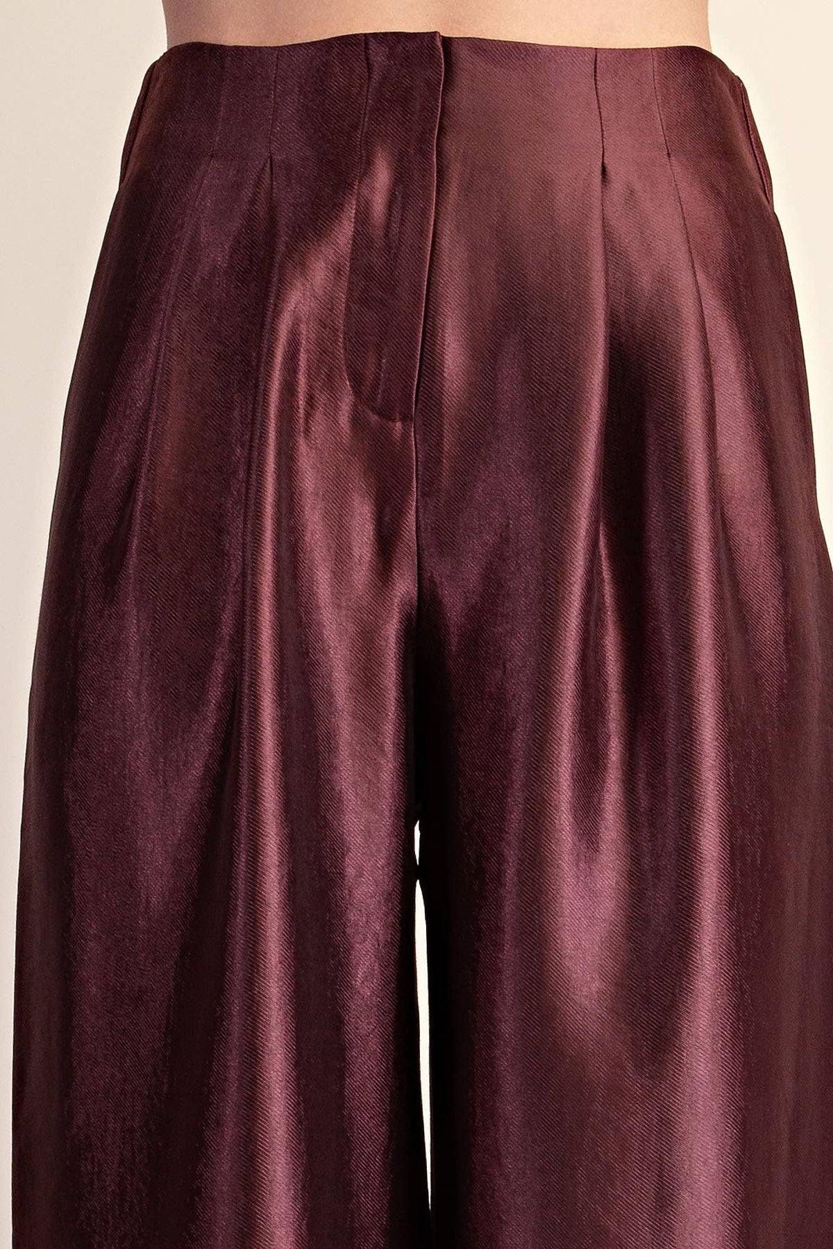 The Mercer Metallic Wide Leg Pants