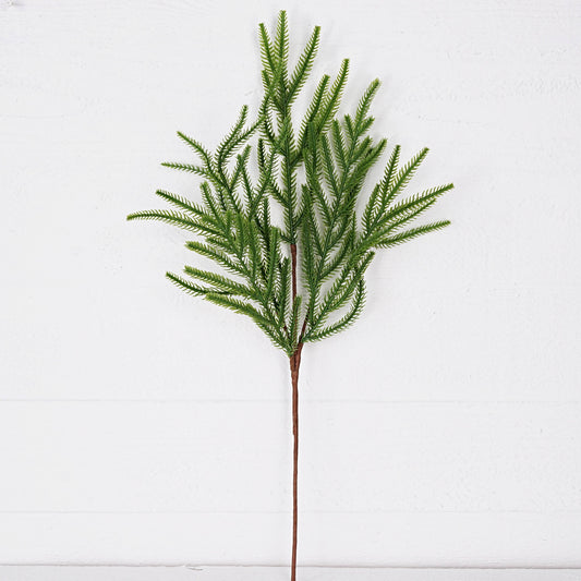 24in Spray-Soft touch Evergreen Norfolk Pines-