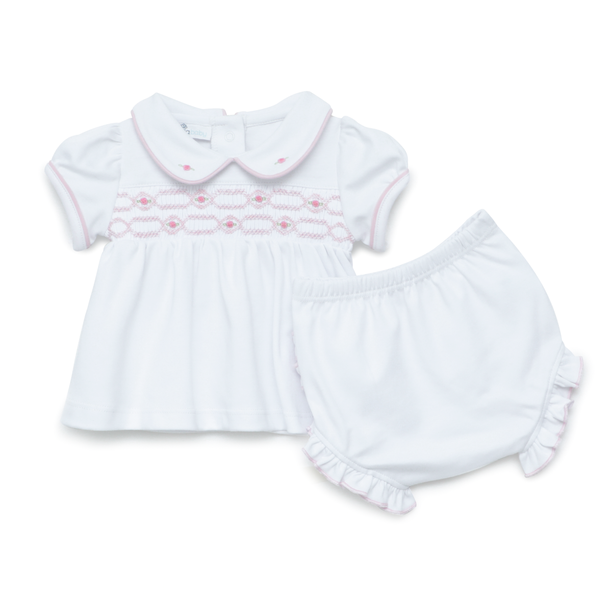 Poppy Smocked Diaper Cover Set