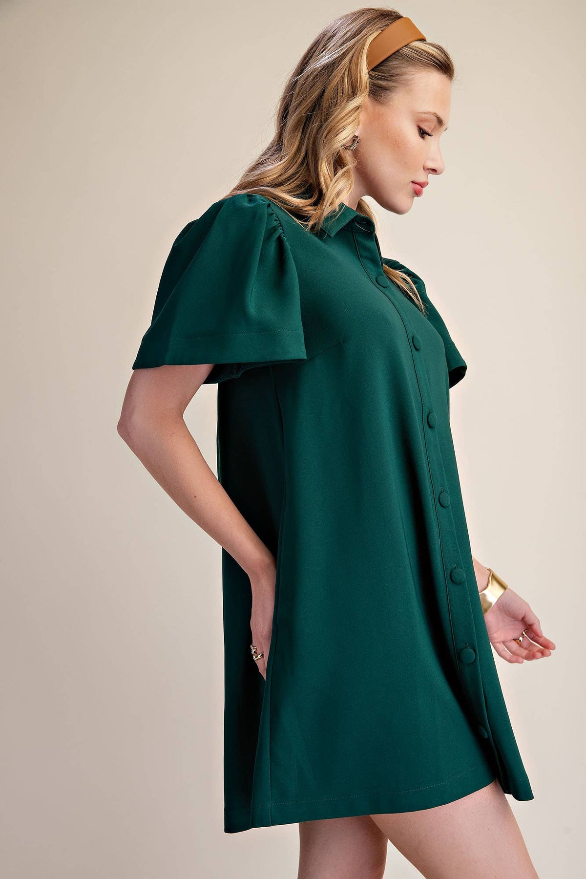 The Everly Button Front Dress